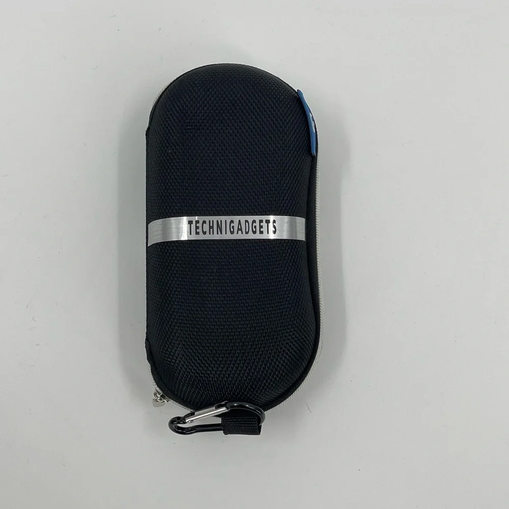 Technigadgets Steampunk Retro Sunglasses with‎ Zipper Hard Case New NWOT